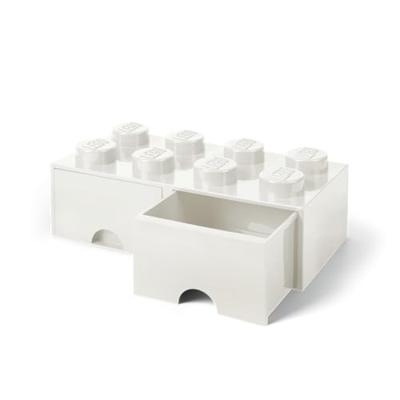 Room Copenhagen LEGO Brick Drawer 8 Wit opbergdoos - thumbnail