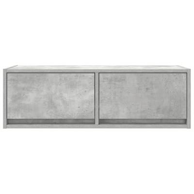 Tv-meubels 2 st 80x31x25,5 cm bewerkt hout betongrijs