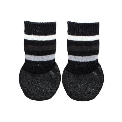 Trixie hondensokken anti-slip met rubberlaag rondom zwart
