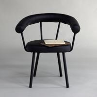 Venture Home Västerås Stoel 60 x 73 x 68 - Zwart - 2-pack - thumbnail