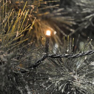 Konstsmide 1461-160 Micro-lichtketting Binnen werkt op batterijen Aantal lampen 40 LED Warmwit Verlichte lengte: 3.9 m