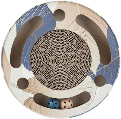 Krabpaal voor Katten Trixie Blauw Karton Plastic Ø 33 cm