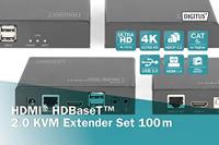 Digitus DS-55505 HDBaseT-extender (ontvanger) Via netwerkkabel RJ45 100 m - thumbnail