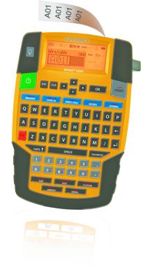 Labelprinter dymo rhino 4200 azerty 19mm geel Labelprinter dymo rhino 4200 azerty 19mm geel