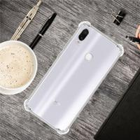 Voor Xiaomi Redmi7 vierhoek anti-drop ultradunne transparante TPU telefoon geval - thumbnail