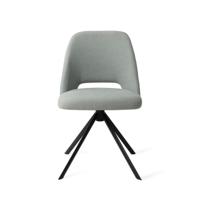 Jesper Home Sasue eetkamerstoel Sure Azure revolve black - thumbnail