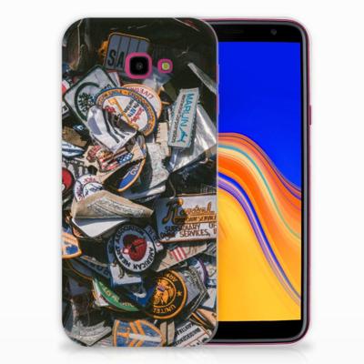 Samsung Galaxy J4 Plus (2018) | Siliconen hoesje | met foto Badges