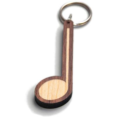 Berben BDSI-MN-N sleutelhanger muzieknoot noten/esdoorn