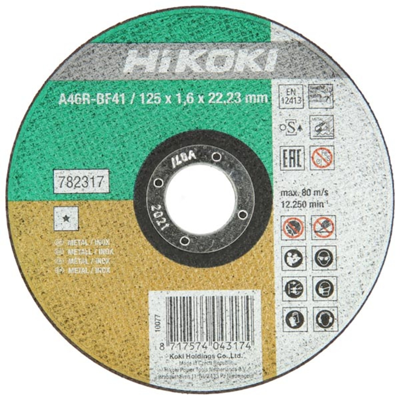 Hikoki accessoires Doorslijpschijf 230X1,9Mm Voor Inox/ Metaal Hsp - 782319