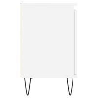 Nachtkastjes 2 st 40x30x50 cm bewerkt hout wit - thumbnail