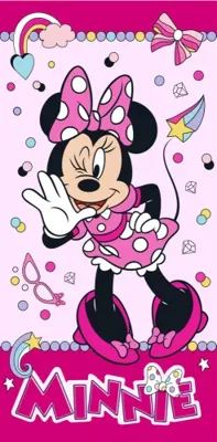 Minnie Mouse strandlaken whisper 70 x 140 cm Minnie Mouse strandlaken whisper 70 x 140 cm