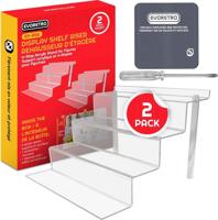 Evoretro Acrylic Shelf Riser 2-Pack RS6 - thumbnail