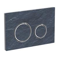 Bedieningsplaat Geberit Sigma 50 Round Mustang Leisteen - thumbnail