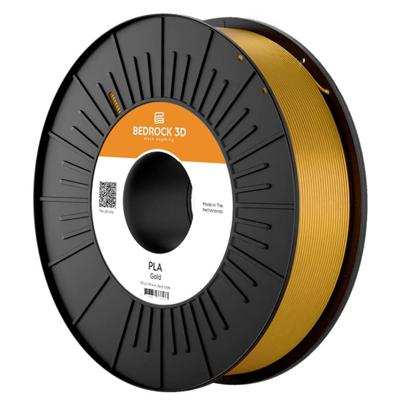 BEDROCK 3D PLA-0014a075 PLA Gold 1.75 mm 750 g Filament PLA kunststof 1.75 mm 750 g Goud 1 stuk(s) BEDROCK 3D PLA-0014a075 PLA Gold 1.75 mm 750 g Filament PLA kunststof 1.75 mm 750 g Goud 1 stuk(s)