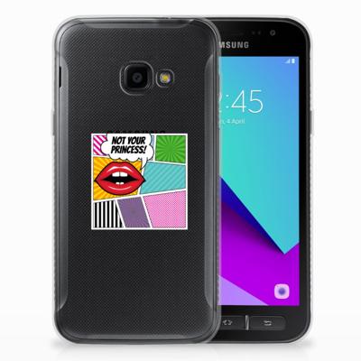 Samsung Galaxy Xcover 4 | Xcover 4s | Sillicone Back Cover | Popart Princess