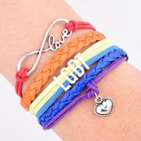 LGBT woorden regenboog armband (regenboog) - thumbnail
