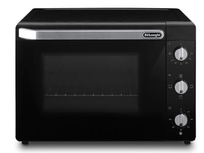Mini oven - Hetelucht - DELONGHI - EO 40112.BK - Zwart - Dubbele glazen deur - 40 L - 51,5 x 44 x 36 cm - 2000 W Mini oven - Hetelucht - DELONGHI - EO 40112.BK - Zwart - Dubbele glazen deur - 40 L - 51,5 x 44 x 36 cm - 2000 W