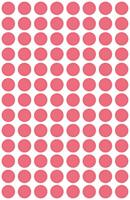 Avery Gekleurde Markeringspunten, neon rood, Ø 8,0 mm, permanent klevend - thumbnail