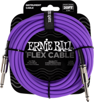Ernie Ball 6420 Flex 6 meter instrumentkabel paars - thumbnail
