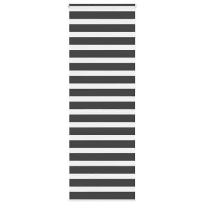 VidaXL Zebra rolgordijn 90x230 cm stofbreedte 85,9 cm zwart VidaXL Zebra rolgordijn 90x230 cm stofbreedte 85,9 cm zwart