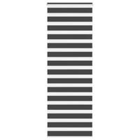 VidaXL Zebra rolgordijn 90x230 cm stofbreedte 85,9 cm zwart - thumbnail