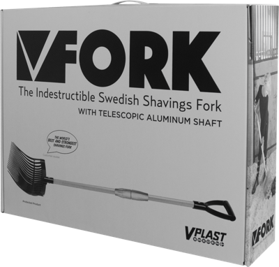 Mestvork met steel Zwart Mestvork met steel Zwart