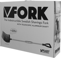 Mestvork met steel Zwart - thumbnail