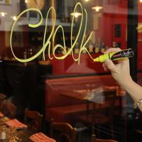 Uni-Posca Chalk marker, lijndikte 8 mm, lichtblauw, 1 stuk - thumbnail