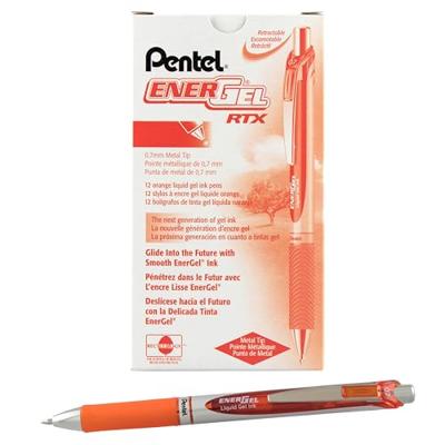 Gelschrijver pentel bl77 energel m oranje | 12 stuks