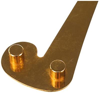 Berger & Schröter 814554 Middelpuntvinder (l x b x h) 133 x 45 x 10 mm Messing