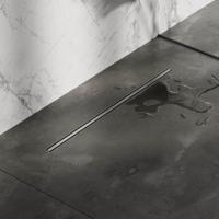 Douchegoot Brauer RR 900 Flens 90 cm Draaibare Sifon Geborsteld RVS Brauer - thumbnail