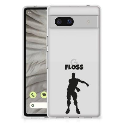 Google Pixel 7A Telefoonhoesje met Naam Floss Google Pixel 7A Telefoonhoesje met Naam Floss