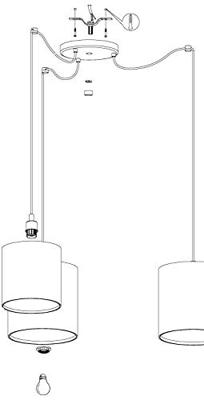 Eglo Moderne hanglampArnhem wit - 43403
