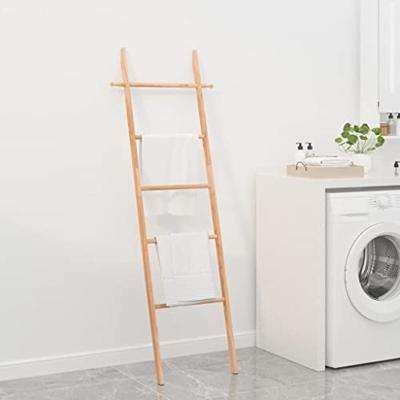 VidaXL Handdoekenladder 170 cm massief walnotenhout VidaXL Handdoekenladder 170 cm massief walnotenhout