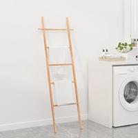 VidaXL Handdoekenladder 170 cm massief walnotenhout - thumbnail