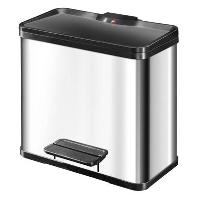 Hailo 0633-200 Öko Trio Plus L Pedaalemmer 3x9L RVS/Zwart