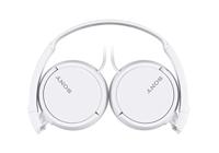 Sony Mdr-Zx110/Wc(Ae) Opvouwbare Instapkoptelefoon Met Uitstekend Geluid (30 Mm Driver), Wit - thumbnail