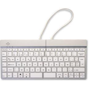 R-Go Tools Split Break toetsenbord Draadloos Wit Azerty Belgisch