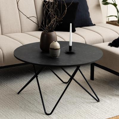 Bendt Ronde Salontafel 'Constantinos' Marmerlook, 80cm Bendt Ronde Salontafel 'Constantinos' Marmerlook, 80cm