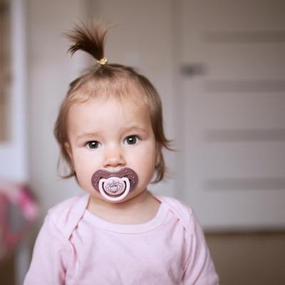 Difrax LOVI Dynamic Pacifier 6-18 Months Botanic Pink Purple - Fopspeen Difrax LOVI Dynamic Pacifier 6-18 Months Botanic Pink Purple - Fopspeen