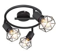 Globo Design plafondlampXara I zwart - 54802S-3 - thumbnail