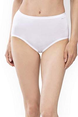 Lights dames tailleslip viscose - Hoog Katoenen dames ondergoed wit en zwart - 46 | Dames slip - Onderbroek - Ondergoed - 46 - Onderbroek - - 46 -