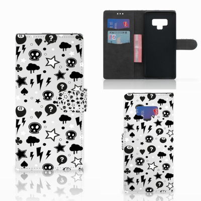Telefoonhoesje met Naam Samsung Galaxy Note 9 Silver Punk Telefoonhoesje met Naam Samsung Galaxy Note 9 Silver Punk