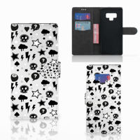 Telefoonhoesje met Naam Samsung Galaxy Note 9 Silver Punk - thumbnail