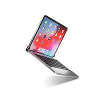 BRYDGE 11 Pro, hoogwaardig bluetooth-toetsenbord van aluminium voor de iPad Pro 11 (2018 & 2020), Duitse lay-out QWERTZ, inclusief magnetische iPad cover, zilver - thumbnail