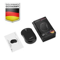 Simpletek Muis Bluetooth Optisch Zwart 3 Toetsen 1000 dpi - thumbnail