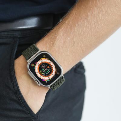 Vonmählen Woven Loop For Apple Watch 44 - 45 - 46 - 49mm One Size Olive