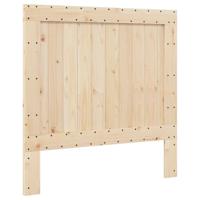 Bedframe met hoofdbord massief grenenhout 100x200 cm - thumbnail