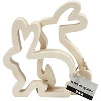 Creativ Company Paashazen, h: 14 cm, d: 2 cm, b: 13 cm, 2 stuk/ 1 doos - thumbnail