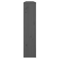 Radiatorombouw 169x19x84 cm massief grenenhout grijs - thumbnail